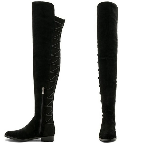 Vince Camuto Coatia Thigh-high Microsuede Boots - Picture 3 of 6